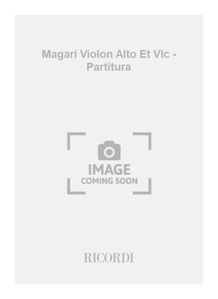 Magari Violon Alto Et Vlc - Partitura